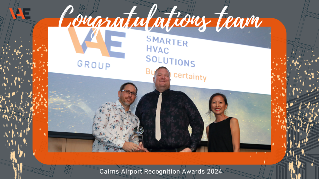 VAE Group wins Professional Service Award at 2024 Cairns Recognition Awards